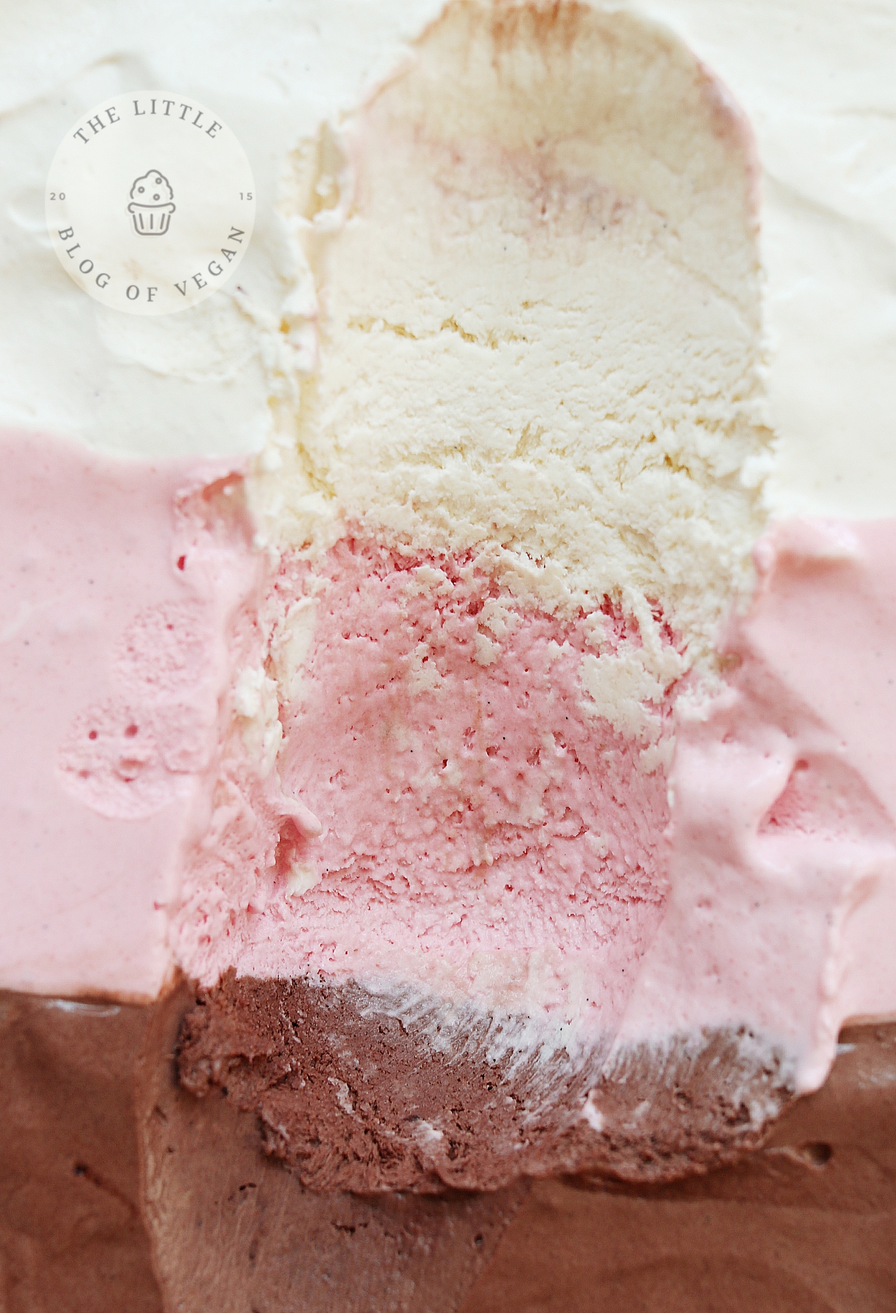 Vegan Neapolitan Ice-Cream - The Little Blog Of Vegan