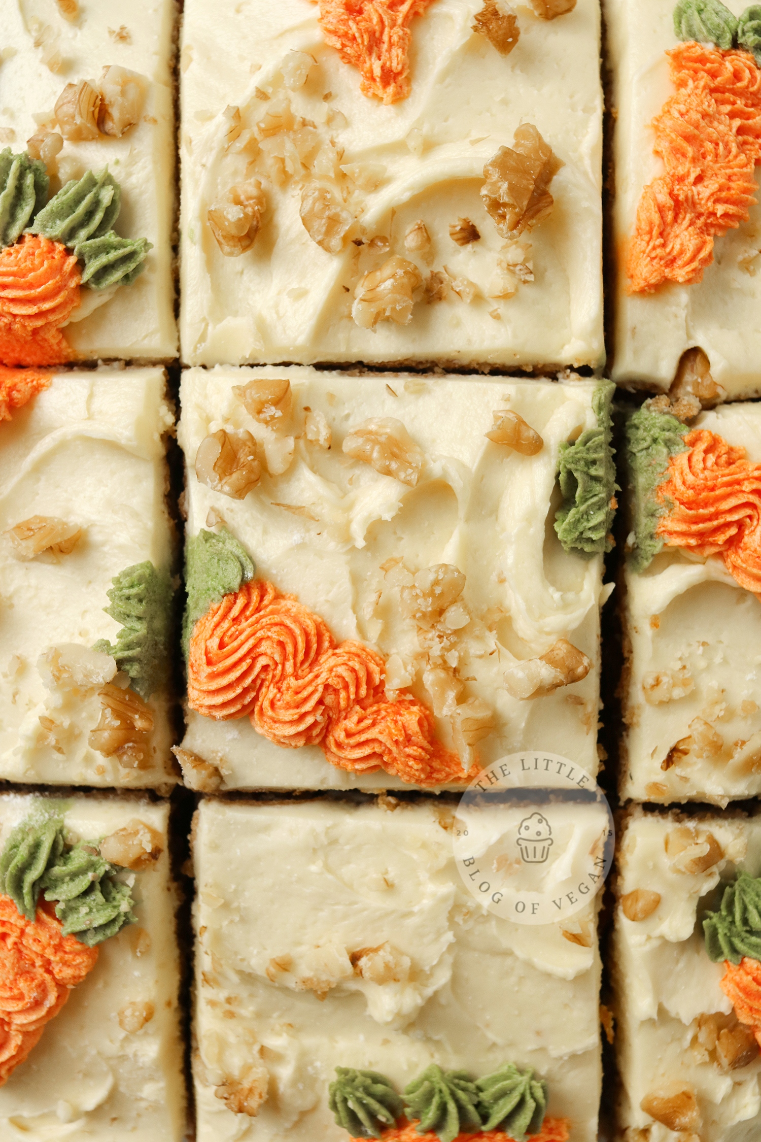 Vegan Carrot Sheet Cake - The Little Blog Of Vegan