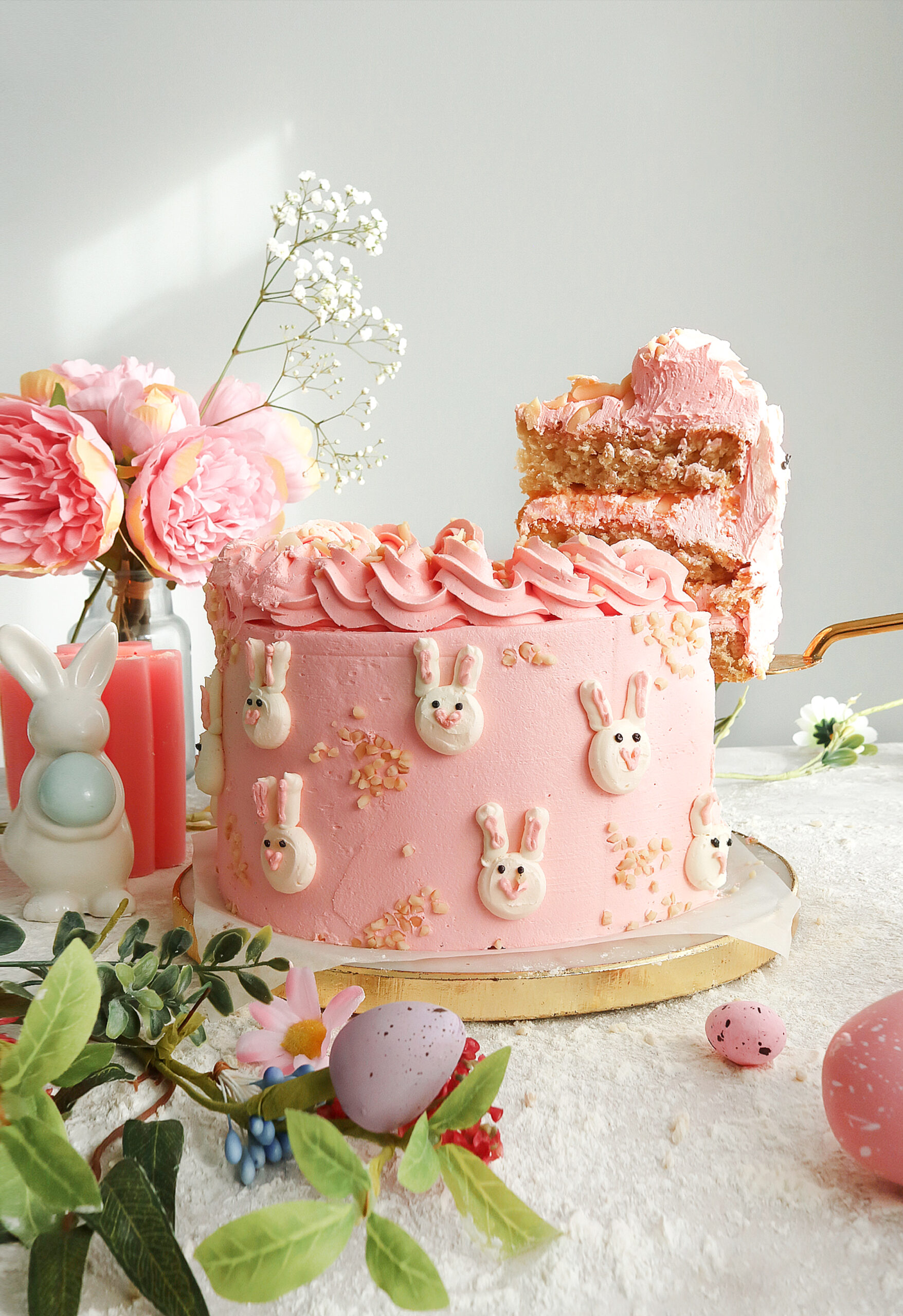 Pastel Easter Egg & Macaroon outlet Tiered Cake